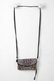 Colorful Embroidered Small Crossbody Bag