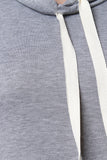 Jersey Knit Hoodie Midi Sweater Dress