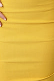Stretchy High Waisted Side Slit Midi Skirt