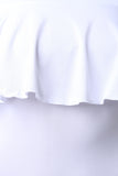 Off-The-Shoulder Tiered Ruffle Maxi Mermaid Dress
