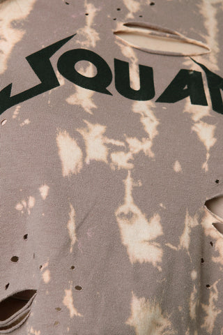 Squad Bleach Blotch Crop Top