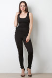 Side Lace-Up Jumpsuit