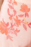 Floral Caged Hem Shorts