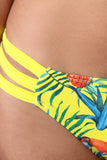 Printed Halter Bikini Set