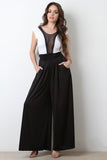 Stretchy High Waisted Wide Flare Pants