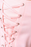Corset Slit Wide Leg Palazzo Pants