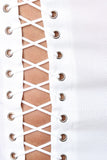 Open Corset High Waisted Mini Skirt