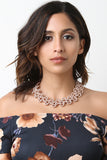 Metallic Wrapped Intertwined Necklace