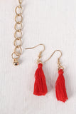 Cowries Shells Tassel Bib Necklace