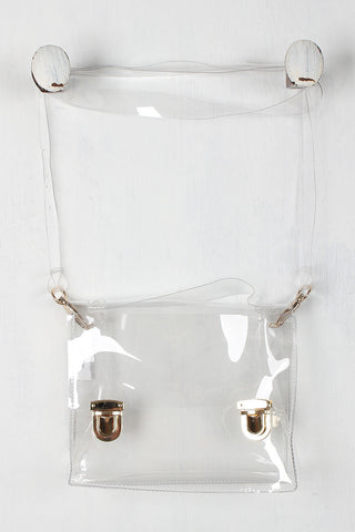 Transparent Crossbody Handbag