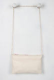 Embroidered Floral Bird Clutch Bag
