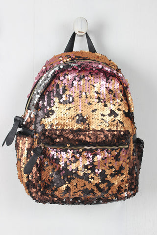 Girly Sequin Mini Backpack