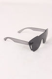 Rimless Cat Eye Mask Sunglasses