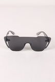 Rimless Cat Eye Mask Sunglasses