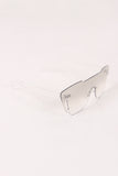 Rimless Cat Eye Mask Sunglasses