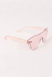 Rimless Cat Eye Mask Sunglasses