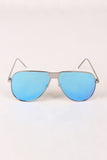 Fresh Mirrored Lens Aviator Sunglasses