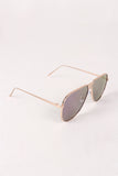 Fresh Mirrored Lens Aviator Sunglasses