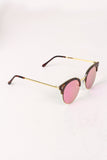 Round Clubmaster Sunglasses