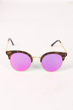 Round Clubmaster Sunglasses