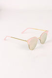 Round Clubmaster Sunglasses