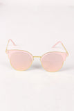 Round Clubmaster Sunglasses