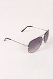 Wire Frame Gradient Aviator Sunglasses