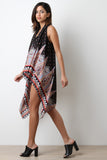 Paisley Flower Drape Vest