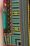 Dashiki Print Drape Vest