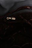 Vegan Leather Colorful Woven Handles Bag