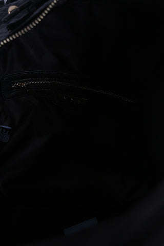 Shiny Metallic Quilted Backpack