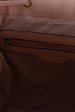 Vegan Leather Quilted Pullstring Backpack