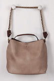 Chain Strap Two In One Wide Tote Bag