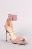 Liliana Patent Ankle Cuff Open Toe Stiletto Heel