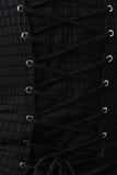 Textured Corset Back Midi Dress