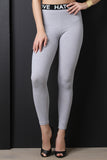 Love Hate Ribbed Knit Leggings