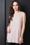 Side Slit Shift Top