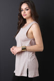 Side Slit Shift Top