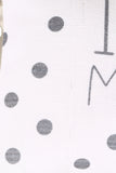 I Need Mascara Polka Dot Canvas Clutch