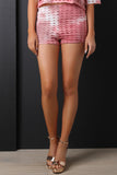 Mid Rise Distressed Holes Shorts