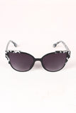 Tinted Retro Clubmaster Sunglasses