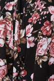 Floral Side Vent Longline Kimono