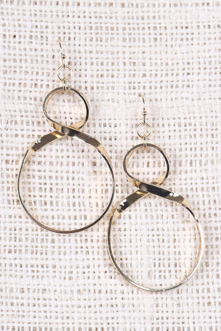 Twisted Eight Dangle Earrings