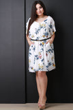 Floral Pocketed Flowy Midi Dress