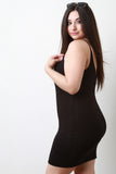 Scooped Neck Spaghetti Strap Mini Dress