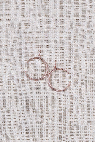 Textured Crescent Earrings