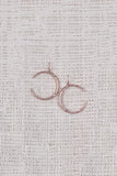 Textured Crescent Earrings