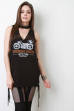 Legendary Riders Side Lace Choker Top