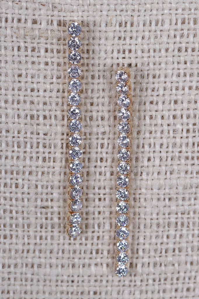Cubic Zirconia Drop Earrings