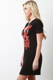 Slay Rock Star O-Ring Accent Dress